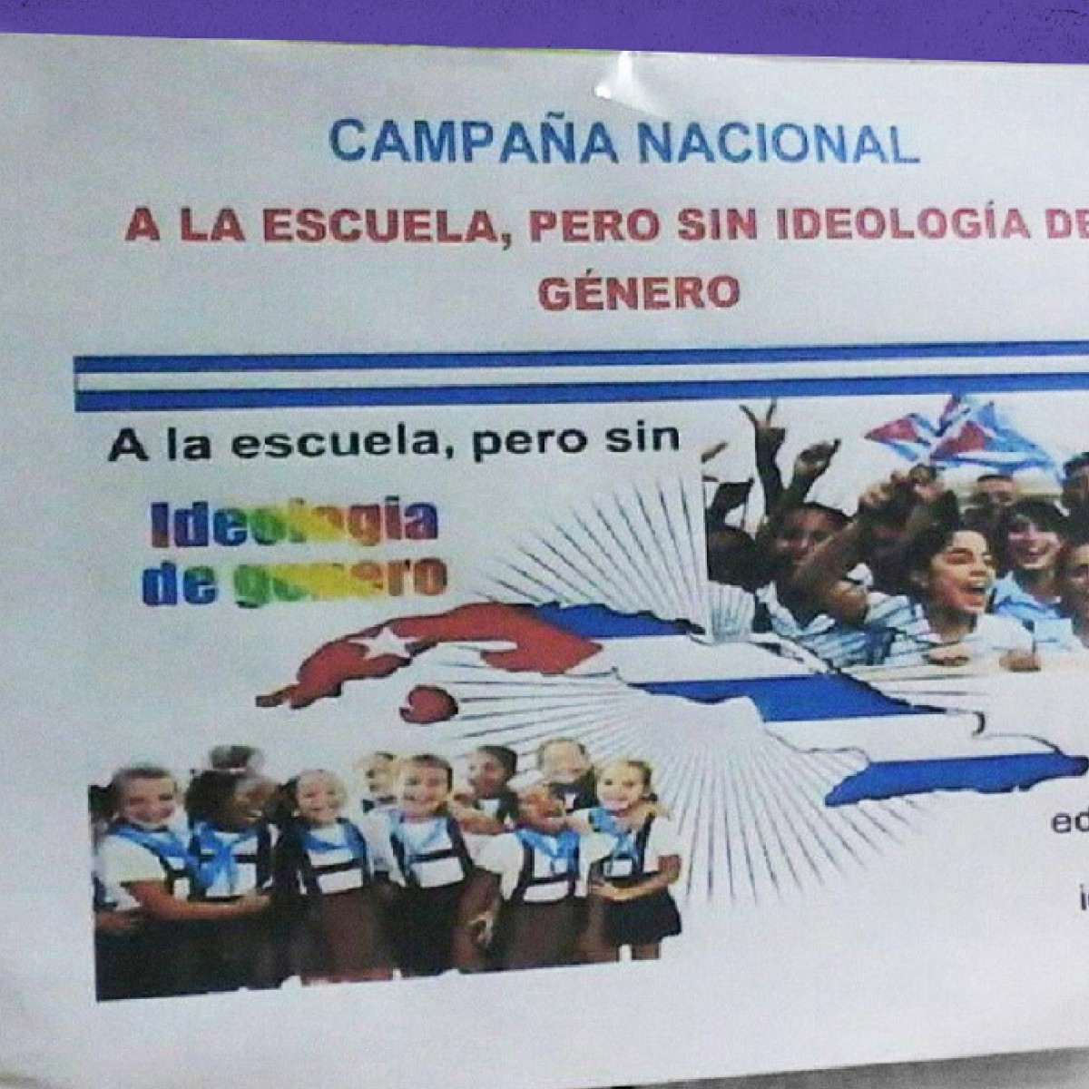 «A la escuela, pero sin ideología de género», una campaña de las iglesias antiderechos por la ignorancia y la discriminación